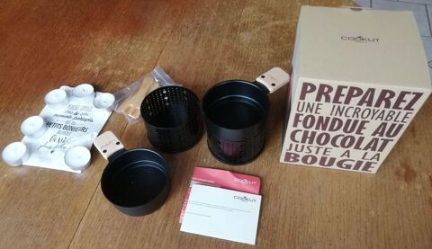 Set à fondue,  à la bougie , superbe Vaux-le-Pénil (77)