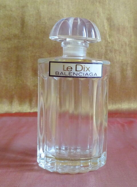 Flacon vide ancien LE DIX de Balenciaga 50 ml 10 Mondragon (84)