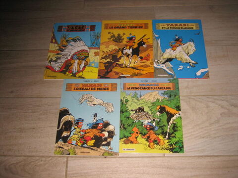 lot 5 bd yakari 1+10+11+18+26 casterman et lombard 25 C�zy (89)
