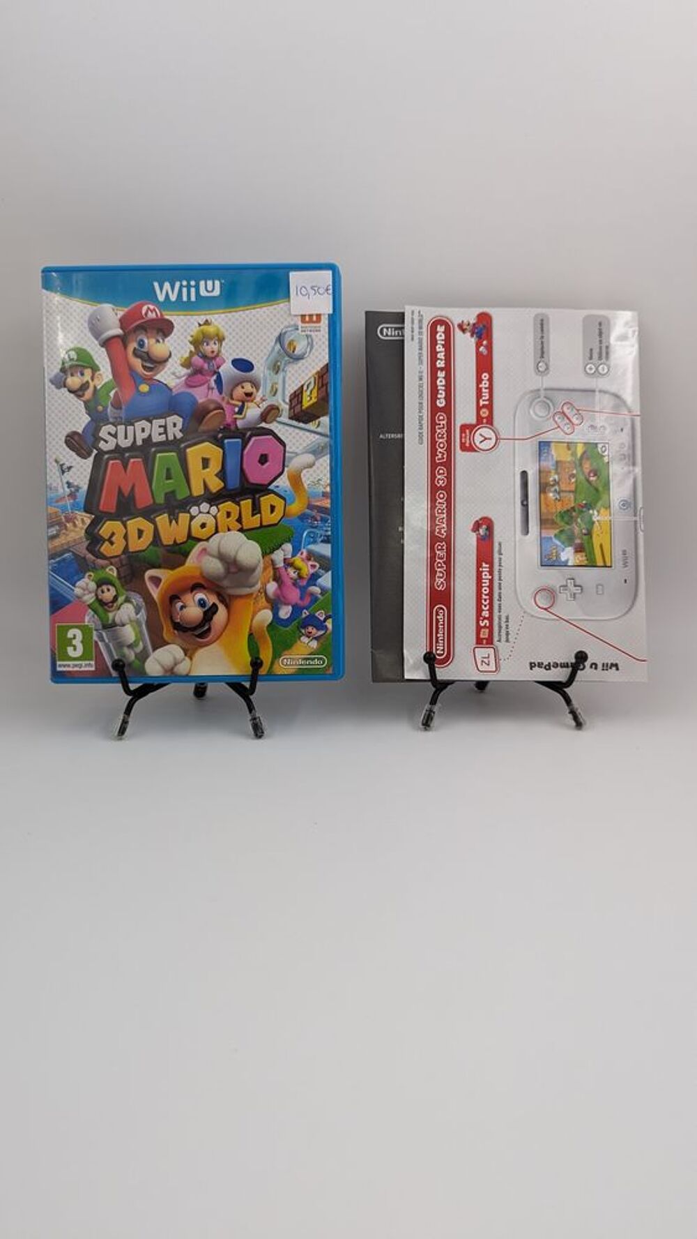 Jeu Nintendo Wii U Super Mario 3D World en boite, complet Consoles et jeux vidos