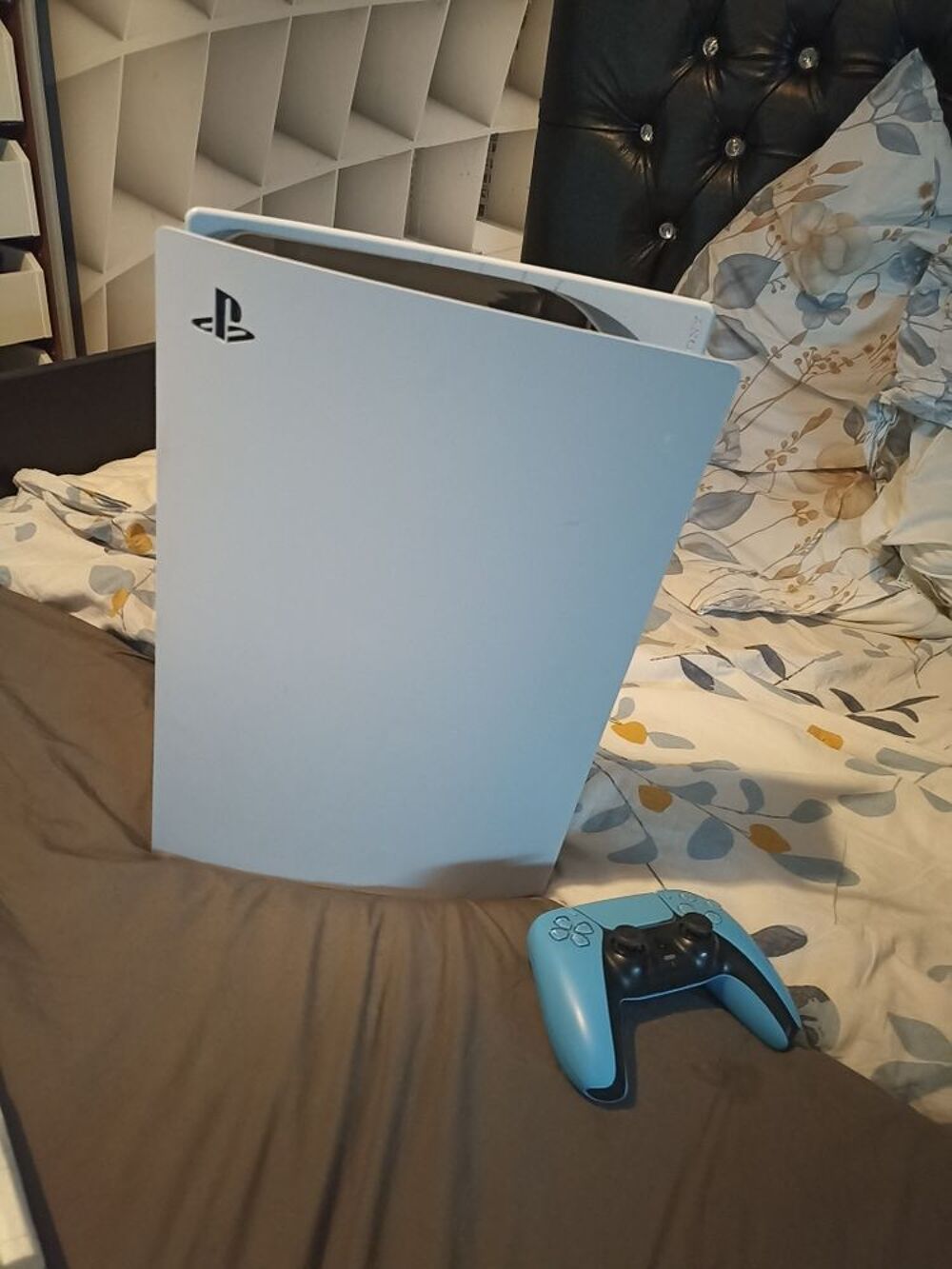 Ps5 digital avec manette ps5 bleu Consoles et jeux vidéos
