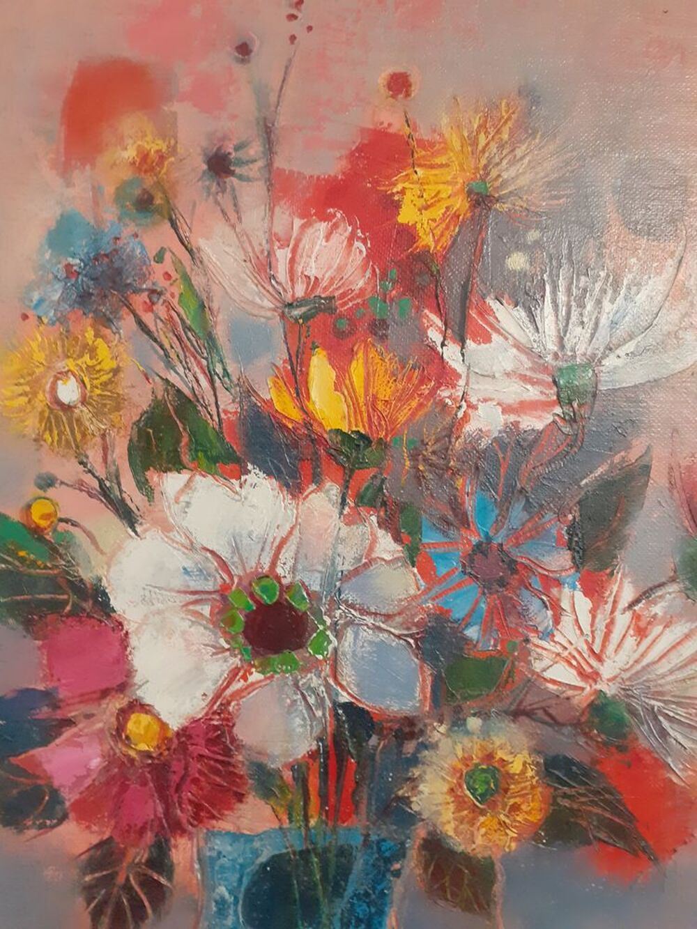 Ren&eacute; Margotton, huile sur toile, tableau 