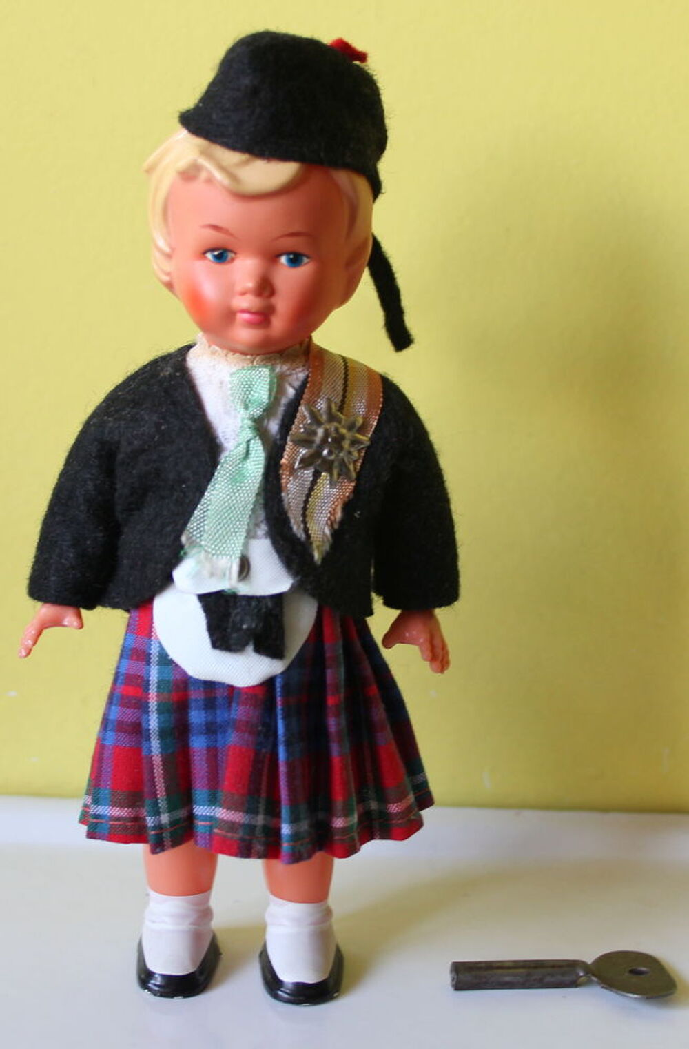 Ecossais Poup&eacute;e automate dansant 1950-60 Jeux / jouets