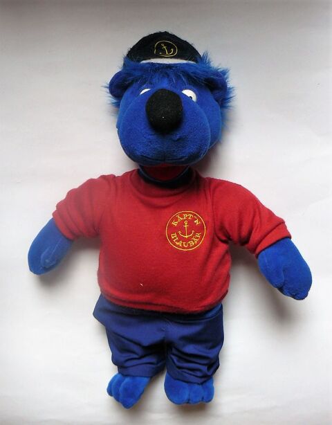 Peluche Captain Blue Bear (K�ptn Blaub�r) - Heunec - Vintage 9 Argenteuil (95)