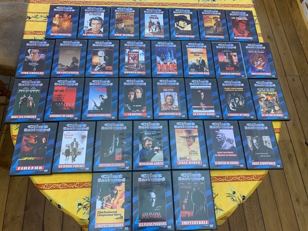TRES BELLE COLLECTION DVD CLINT EASTWOOD DVD et blu-ray
