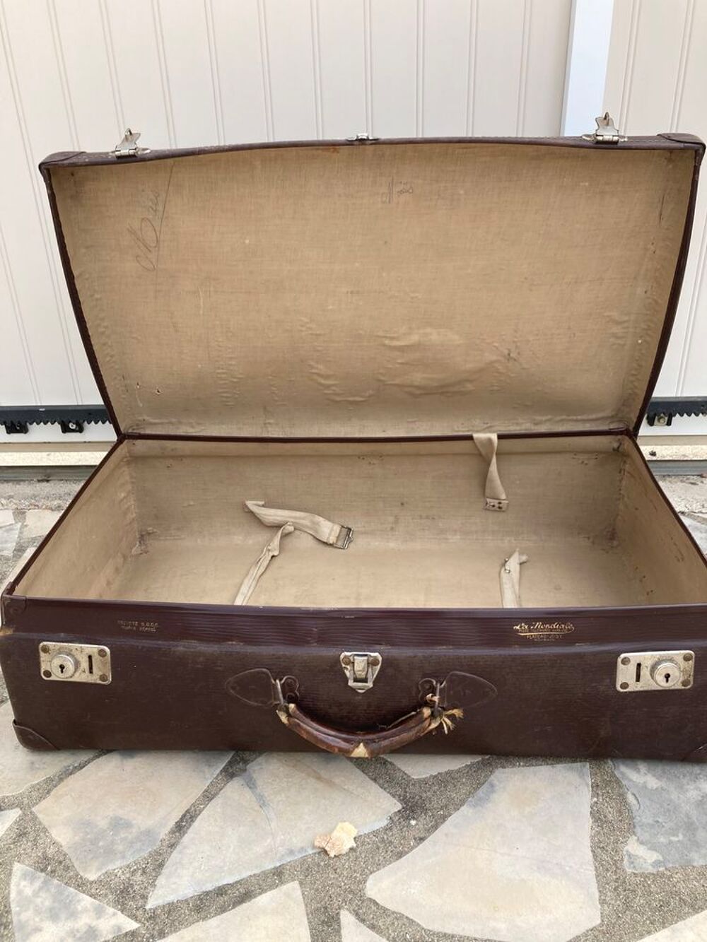 Valise en fibre vulcanis&eacute;e 1900 Maroquinerie