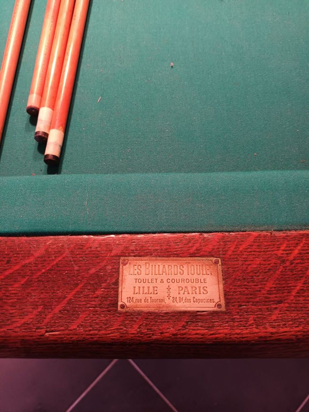 Billard fFRANCAIS ref TOULET 