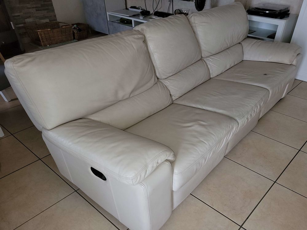 CANAPE CUIR - marque CROZATIER Meubles