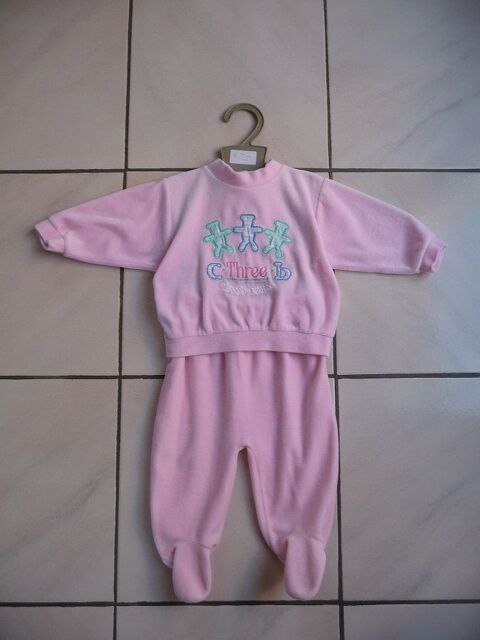 Ensemble rose motif 3 ours taille 6 mois 6 Celles-sur-Belle (79)