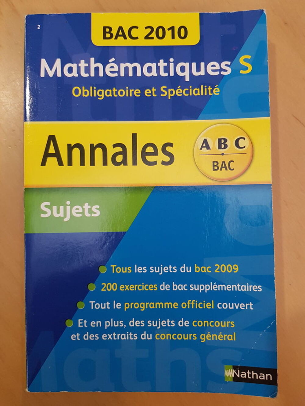 Annales ABC du bac ; sujets non corrig&eacute;s ; math&eacute;matiques S Livres et BD