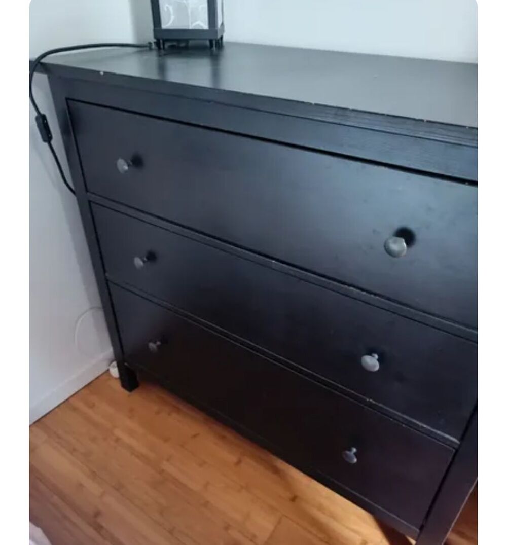 Commode hemnes noir Meubles