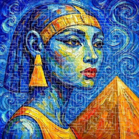Peinture sur toile acrylique / Egyptia / (60x60) cm
Toulon (83)