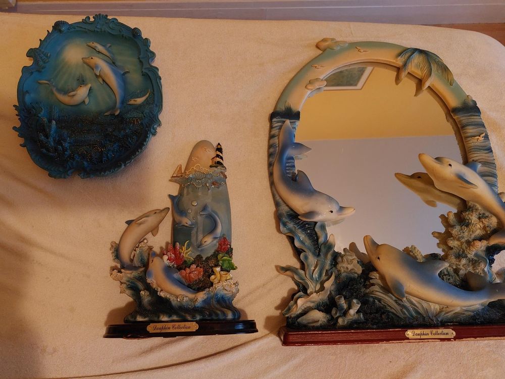 Bibelots th&egrave;me Dauphins Collection Décoration