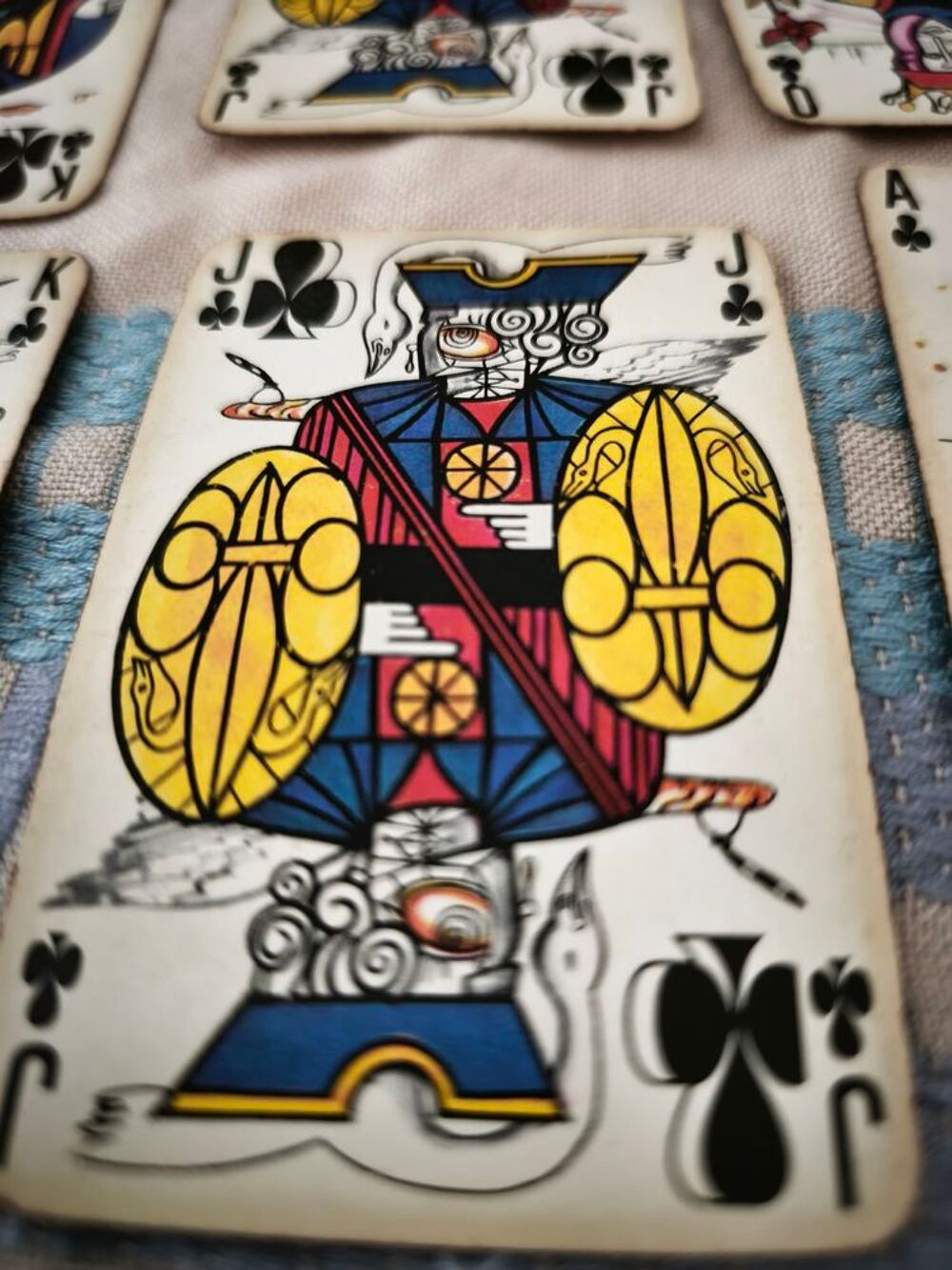 jeu de carte illustration Salvator Dali 