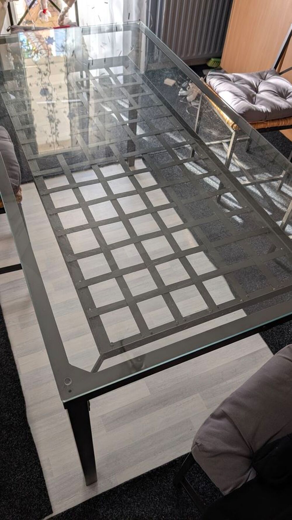 Table verre Ikea 150 x 80 Meubles