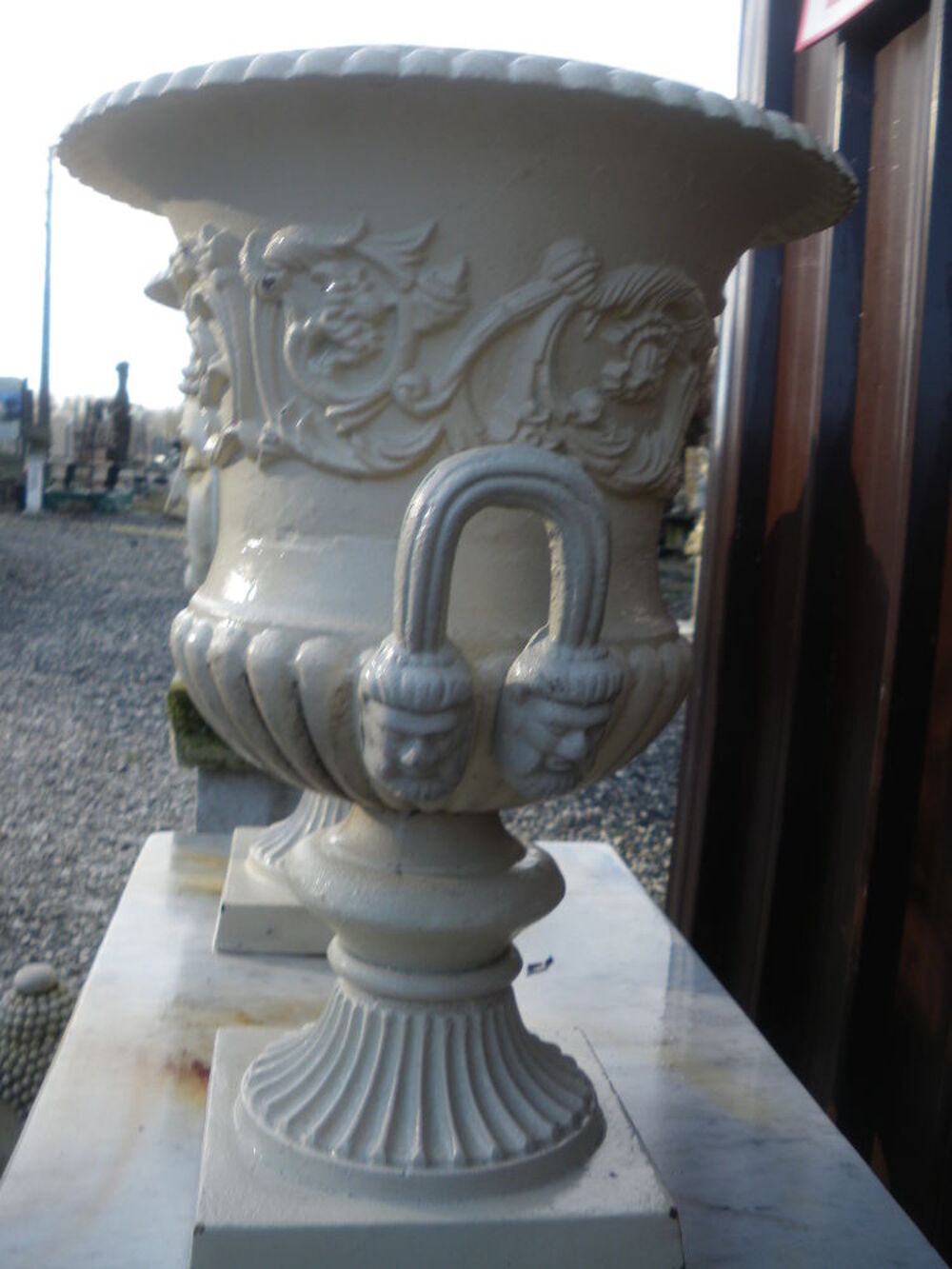 Vase en fonte Décoration