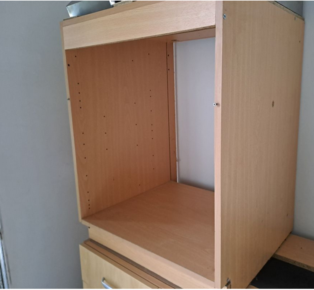Meuble de cuisine 120 cm bois + meuble de four Meubles