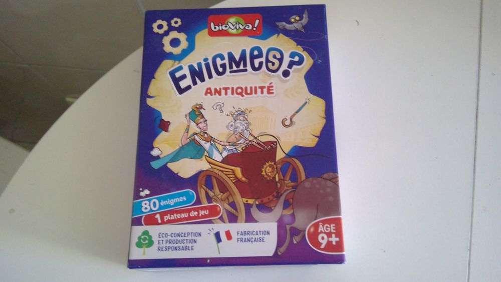 9€ Enigmes antiquit&eacute; (Bioviva) Jeux / jouets
