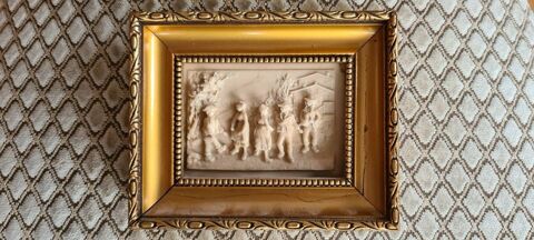 Tableau ancien - Calcaire en relief 15 Taverny (95)