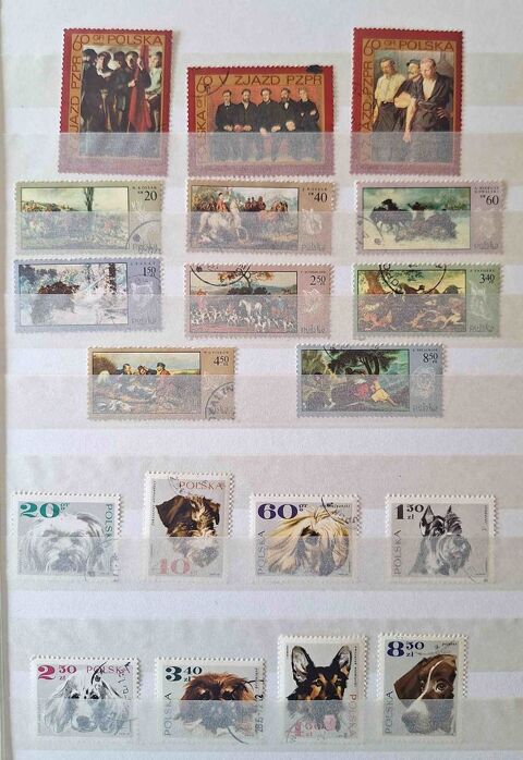 Série de timbres de collection de Pologne B 30 Gap (05)