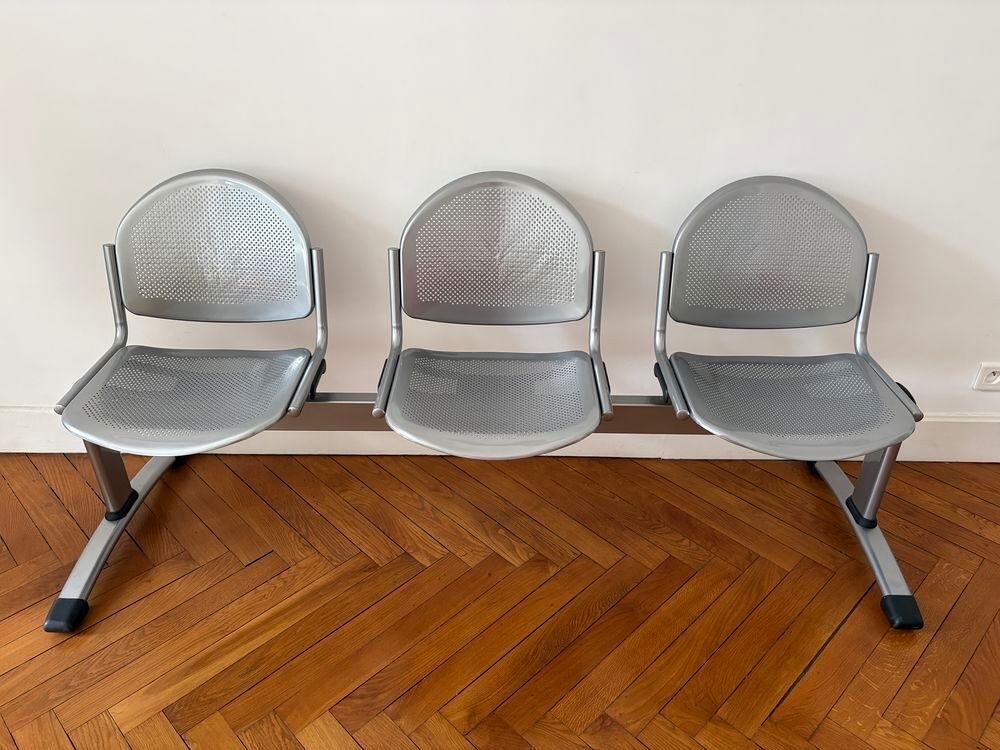 Lot 2 ensembles 3 chaises salle attente Meubles