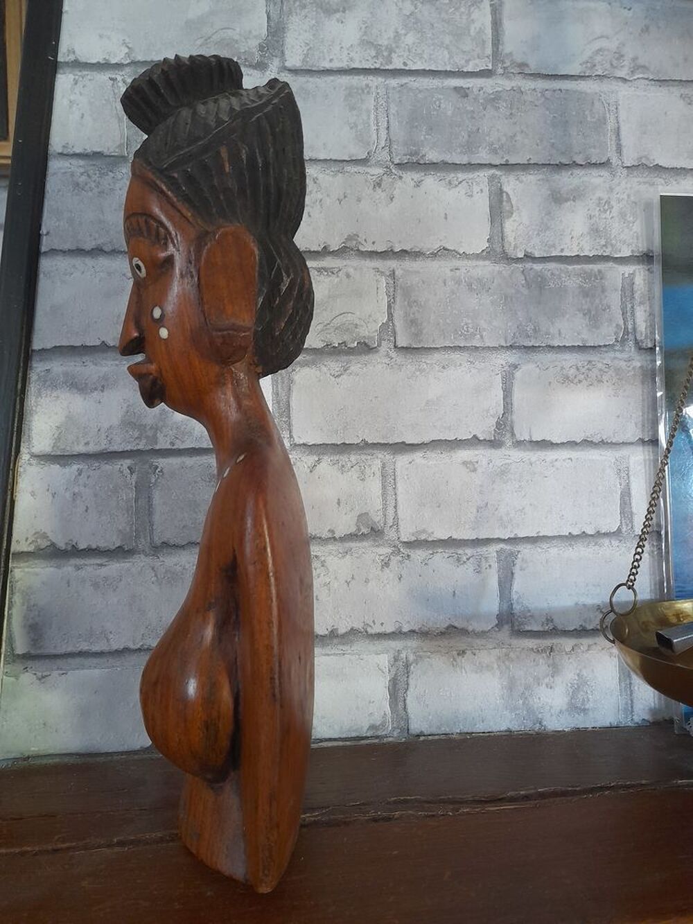 BUSTE EN BOIS D�coration