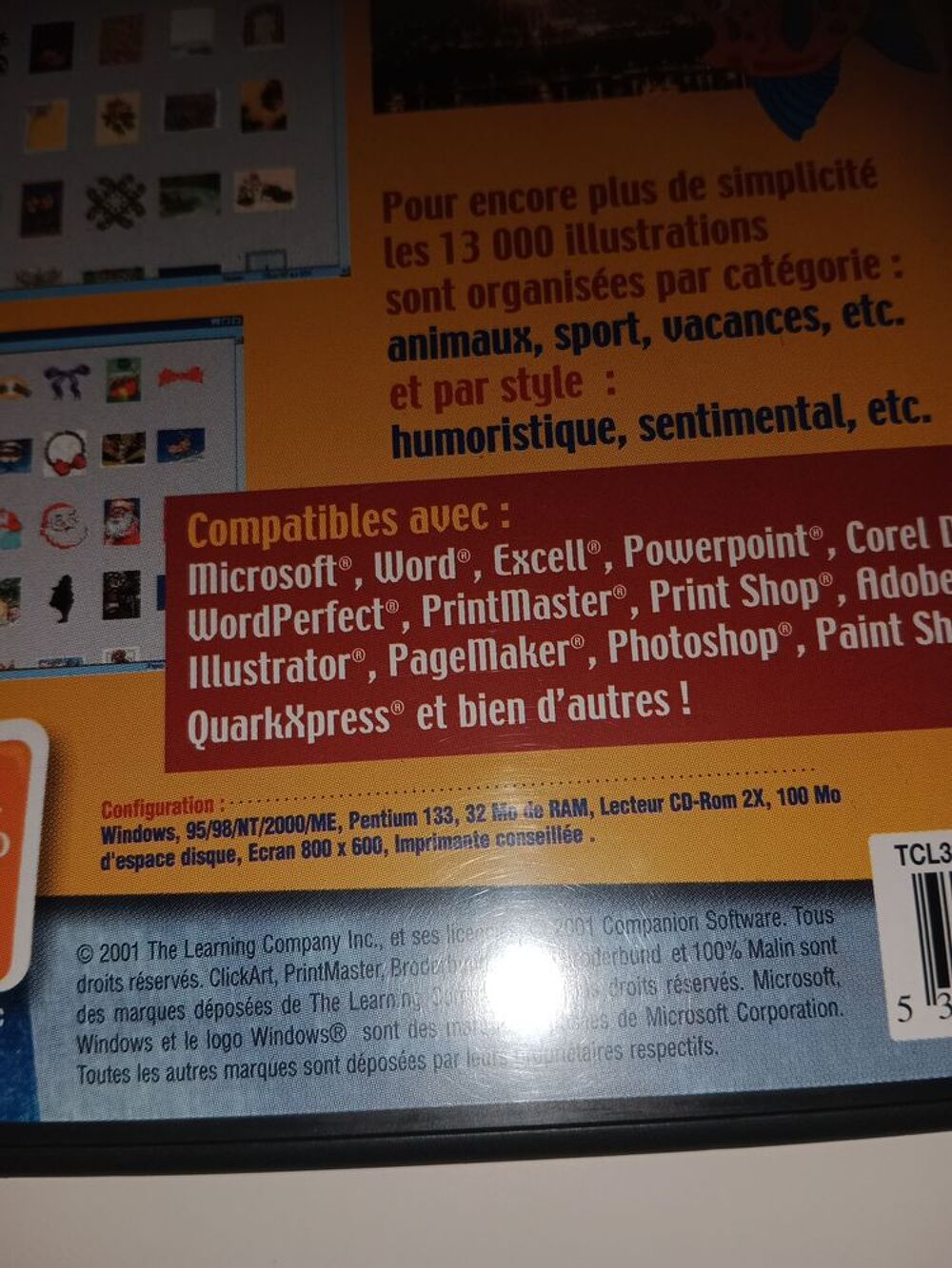 CD Rom 13000 Cliparts Jeux / jouets
