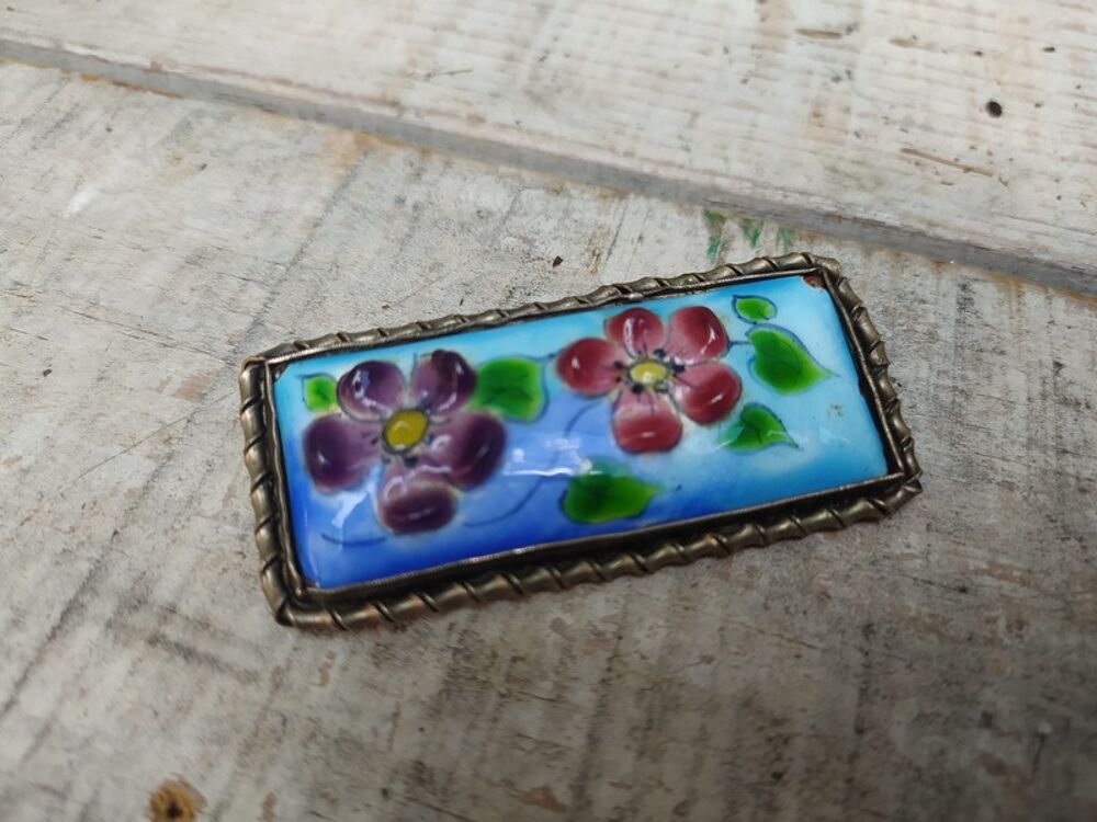 Bijou Broche &Eacute;maux du Vivarais 
