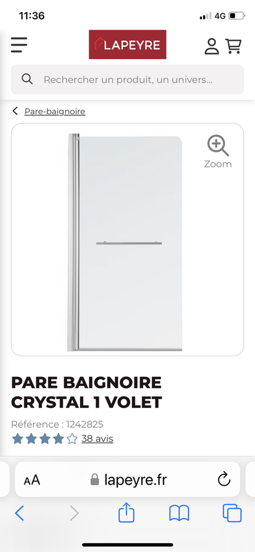 Pare baignoire Meubles