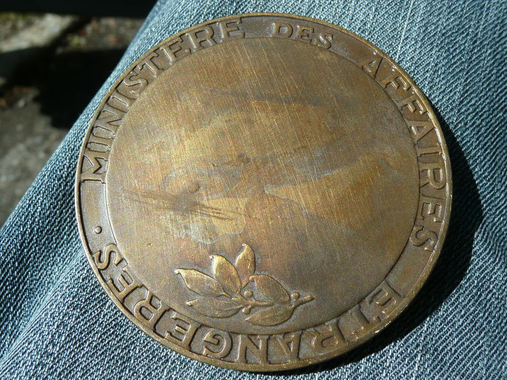 M&eacute;daille R&eacute;publique Fran&ccedil;aise sign&eacute; Morlon 