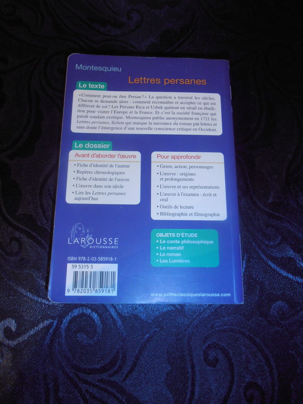 Lettres persanes (29) Livres et BD