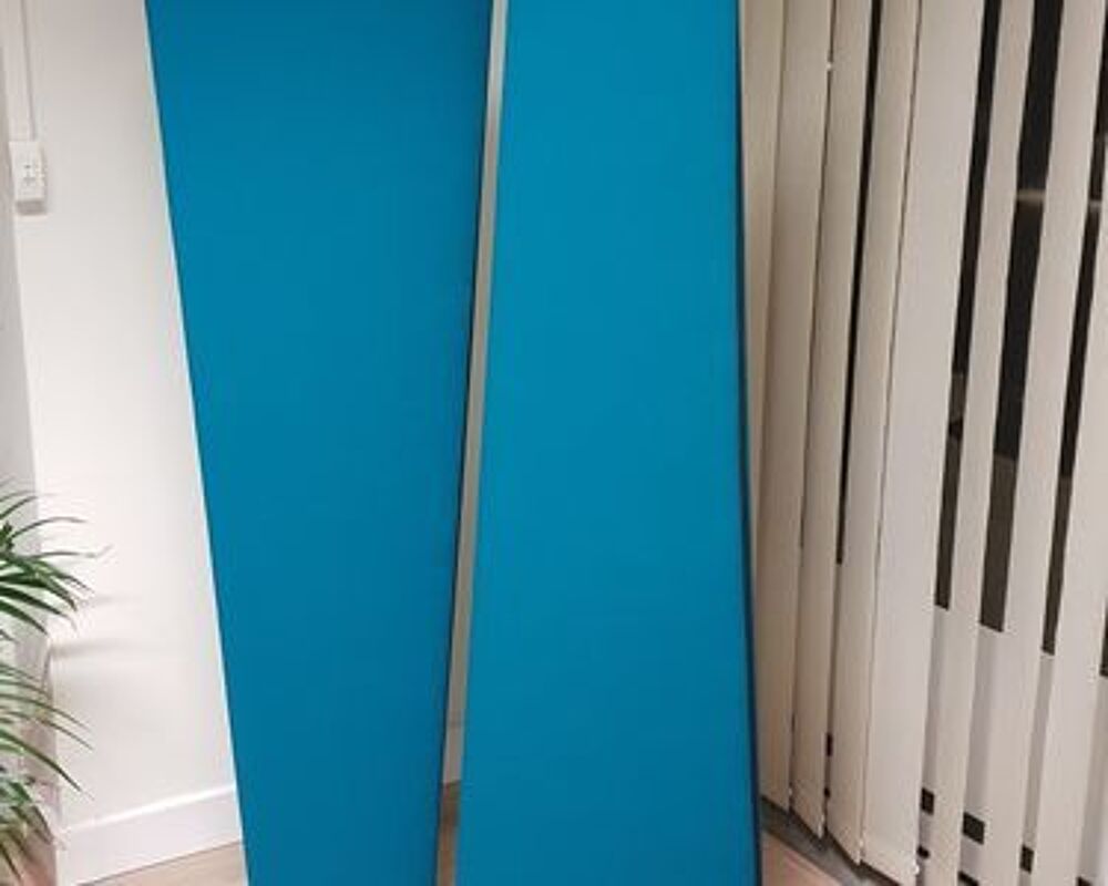 Paravent bleu p&eacute;trole Meubles