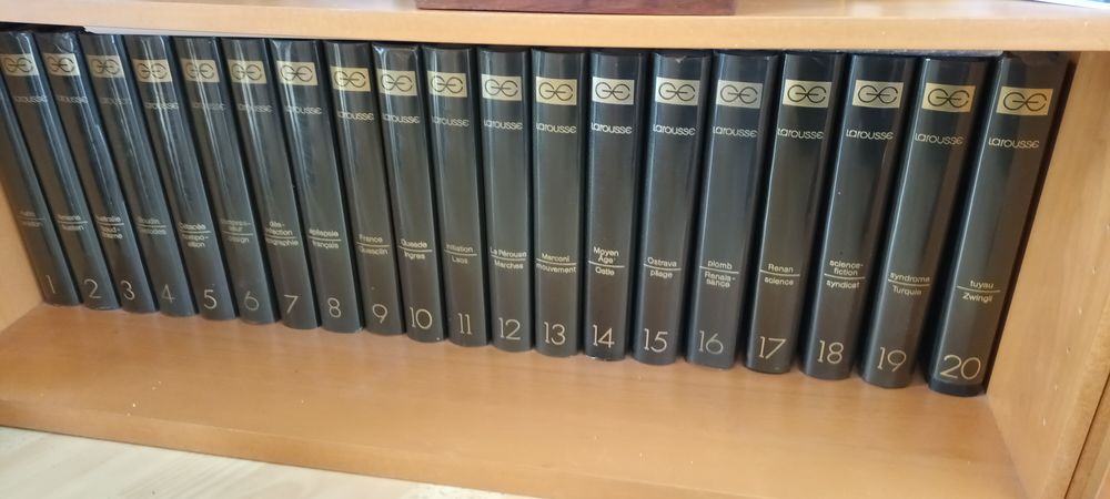 encyclop&eacute;die Larousse 20 volumes parfait &eacute;tat Livres et BD