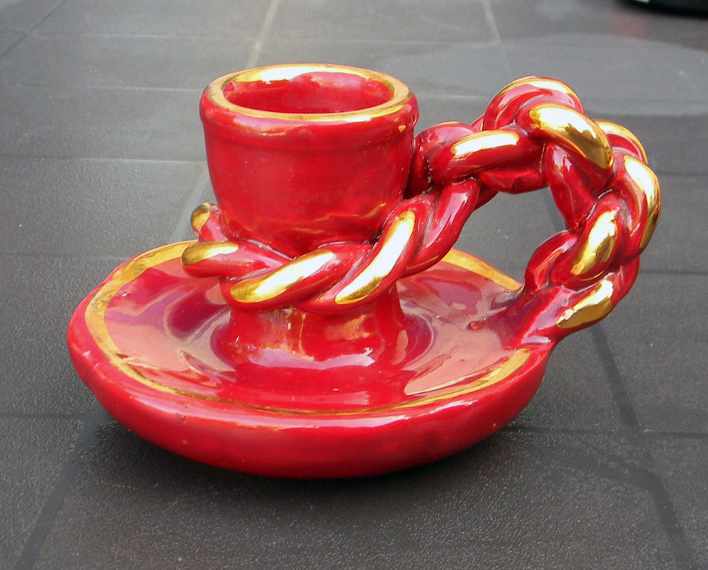 VALLAURIS, ensemble rouge Décoration