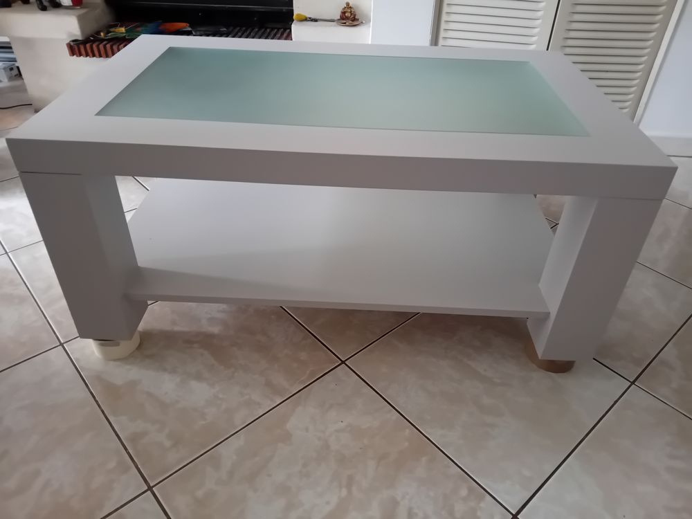 Table basse rectangulaire taupe Meubles