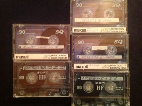 5 K7 AUDIO SONY MAXELL R�ENREGISTRABLE Envoi Possible 3 Tr�gunc (29)