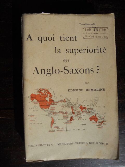A QUOI TIENT LA SUPRIORIT des ANGLO-SAXONS 1927 14 Tours (37)
