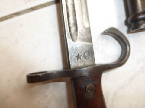 Baionnette Japonaise Arisaka type 30  année  1897 Japon 250 Villard-Bonnot (38)