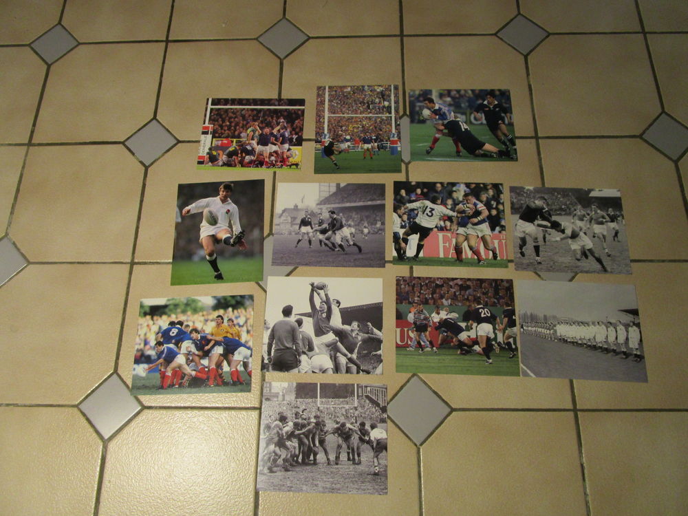 LOT CARTES RUGBY"FRANCE-NOUVELLE ZELANDE ANGLETERRE 