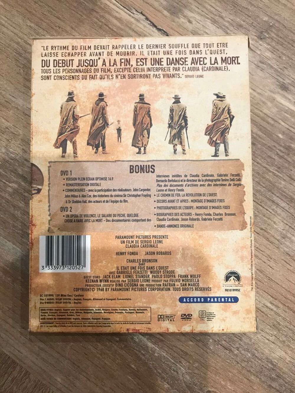 Coffret 2 dvd &eacute;dition collector &acute;&acute; Il &eacute;tait une fois dans l? ouest &acute;&acute; DVD et blu-ray