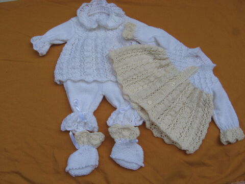 ensemble 5 pièces blanc et écru mixte 42 Ville-en-Vermois (54)