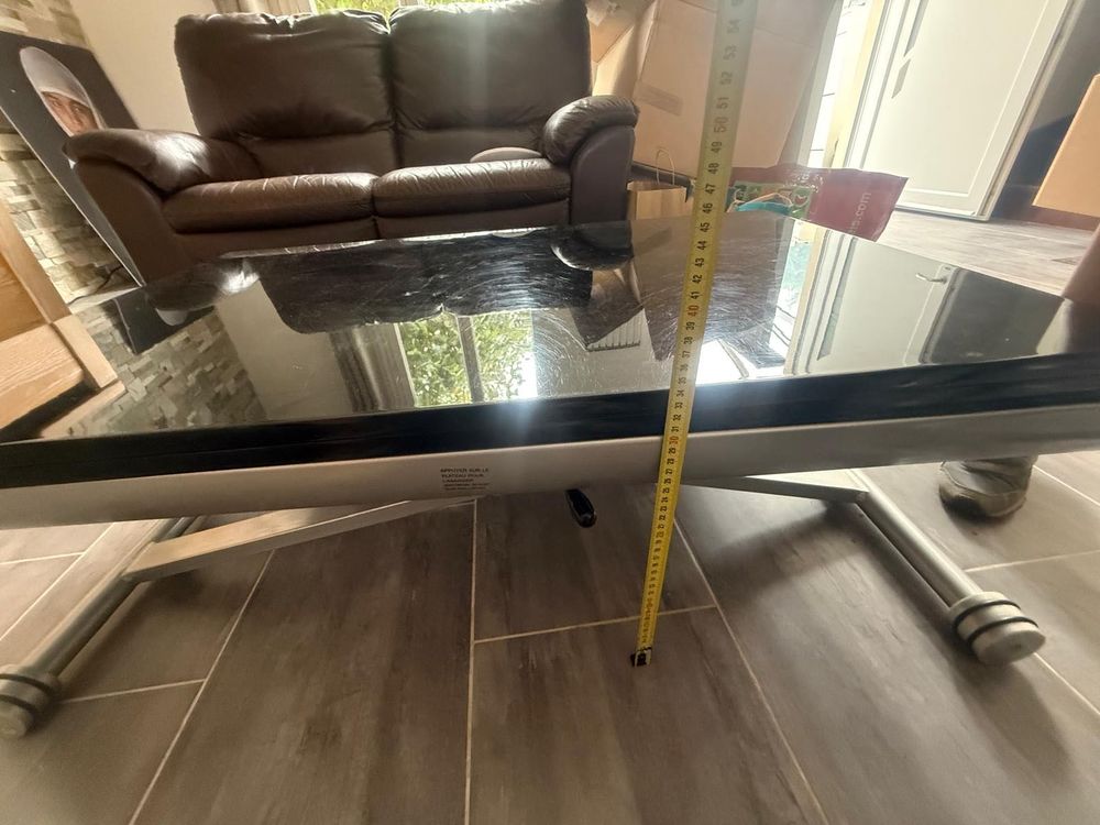 table basse multiposition verre Meubles