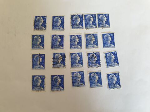 Timbre france Marianne de Muller 20 f 1955- lot 0.80 euro ou 0 Marseille 9 (13)