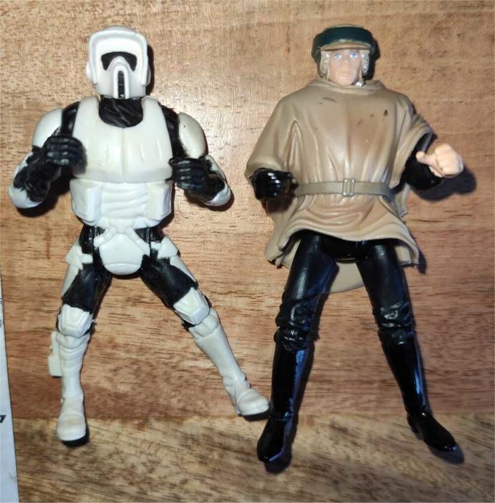 Speeder Bike + Luke + Stormtrooper (Le Retour du Jedi-Endo) 