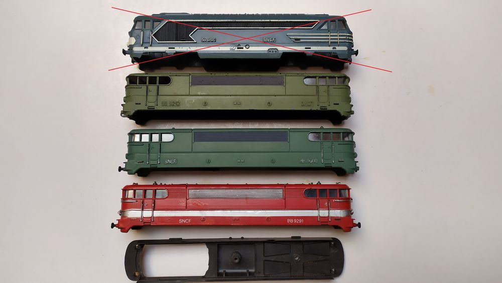 Train &eacute;lectrique : carrosseries de locomotive LIMA Jeux / jouets