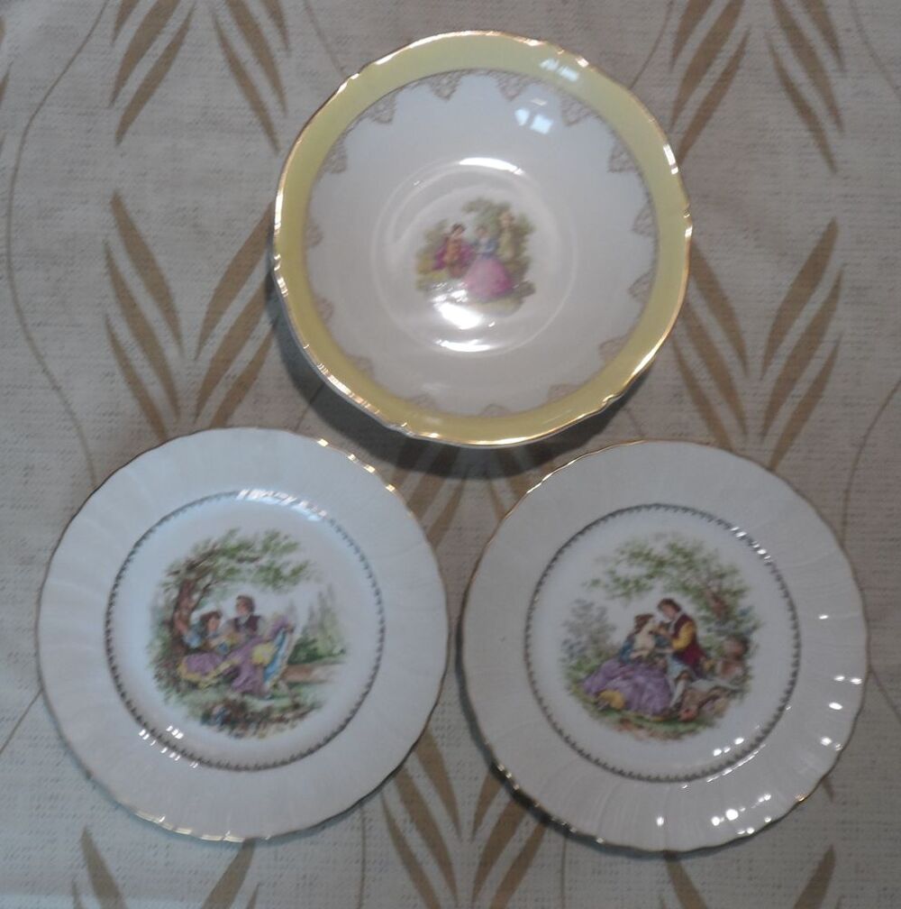 1 plat creux en fa&iuml;ence CERANORD SAINT AMAND semi-vitrifi&eacute; Cuisine