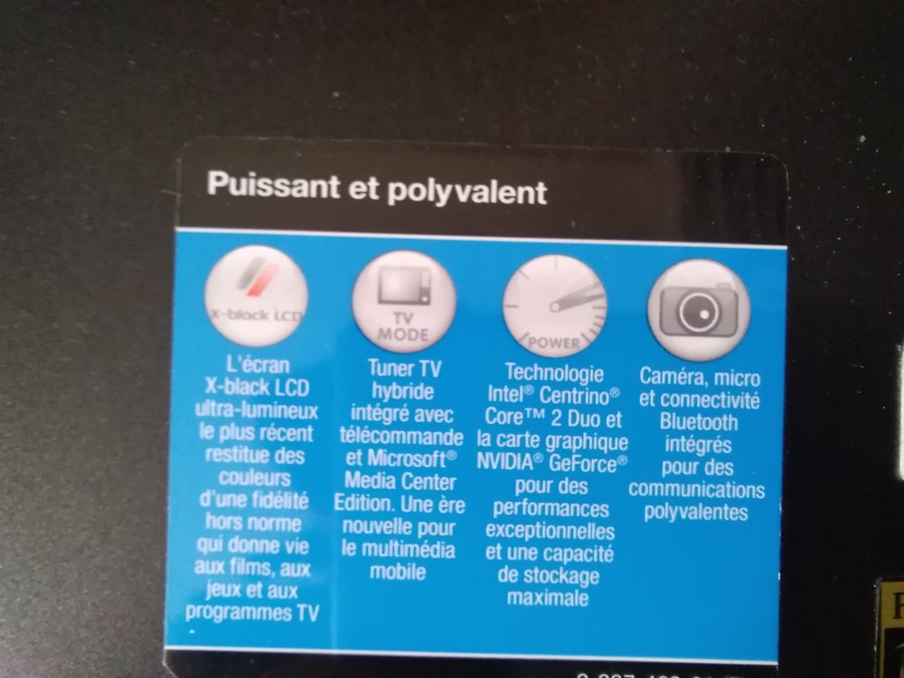 PC Portable Sony Vaio 17pouces PCG-8W1M Matériel informatique