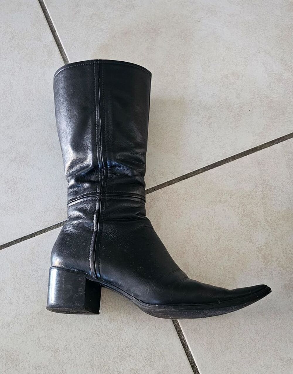 Bottes cuir Chaussures