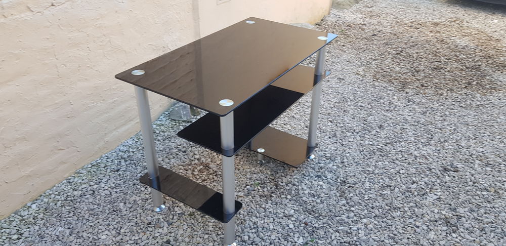 A saisir meuble informatique "Verre&amp;Acier" Meubles