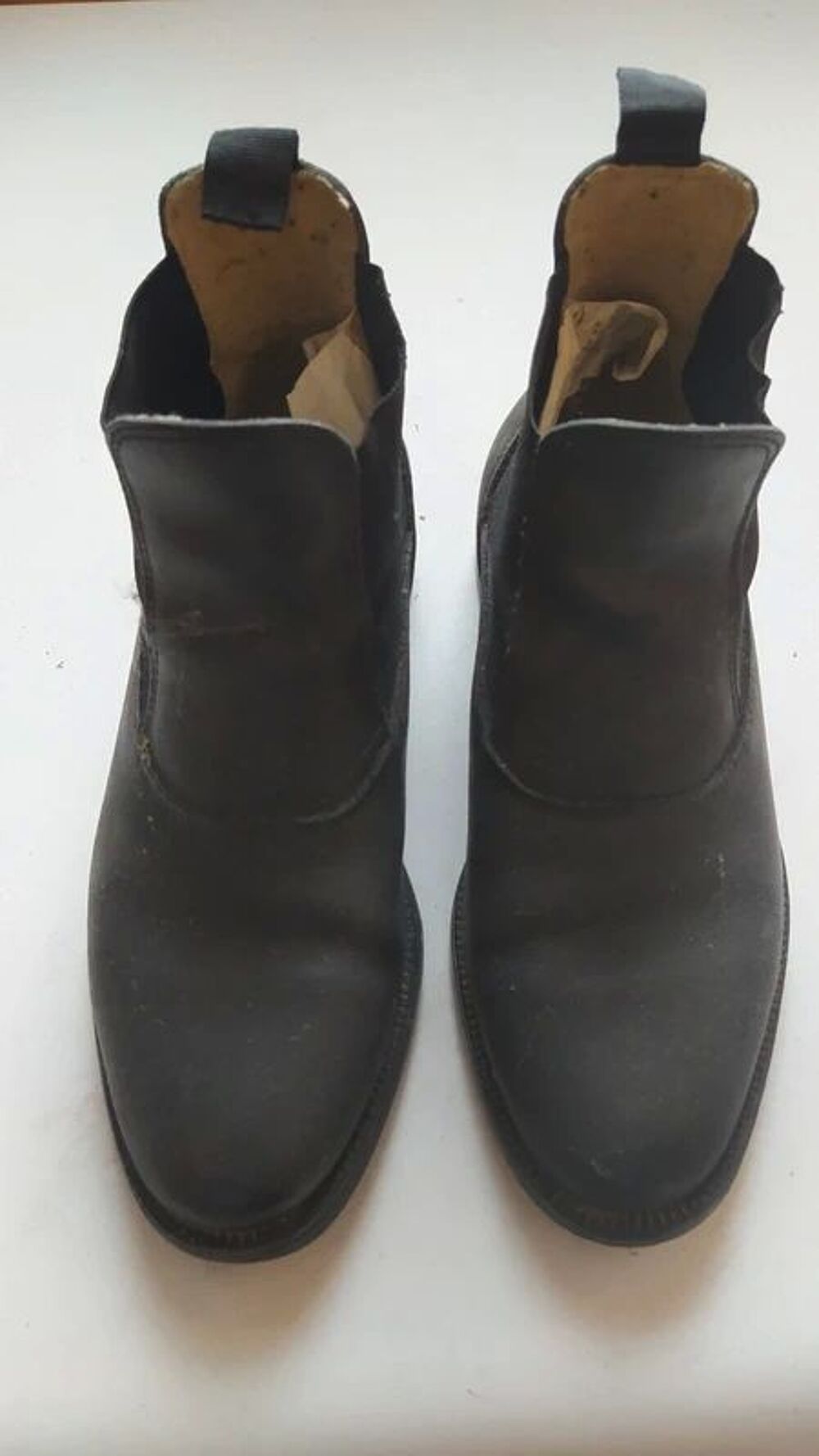 chaussure &eacute;quitation en cuir Chaussures enfants